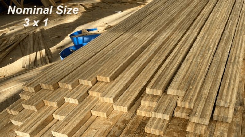 64 x 21 x 2400mm BGV Bamboo Lumber